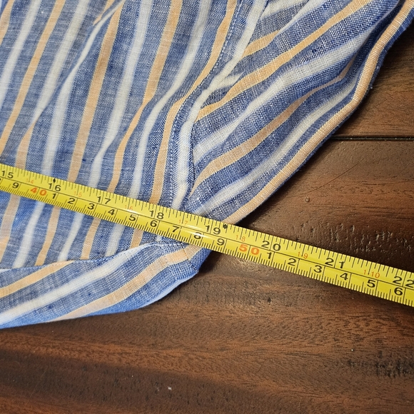 Sorrento Linen Button Down Shirt Made in Sorrento Italy - Picture 3 of 3